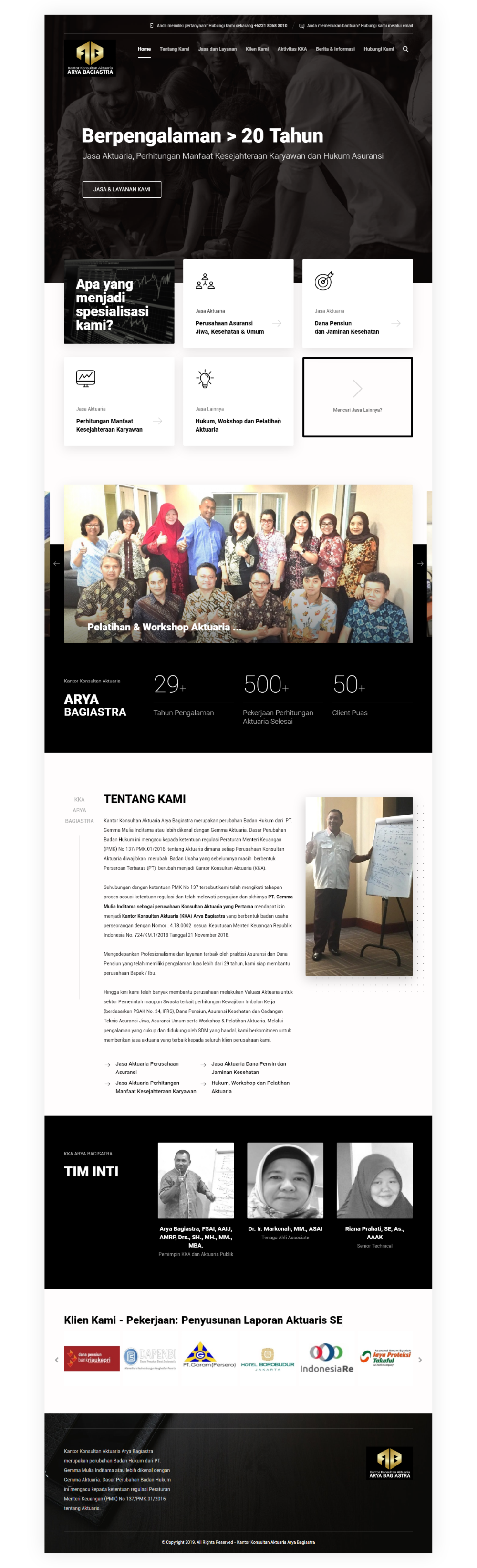 Corporate Website - KKA Arya Bagiastra - Full