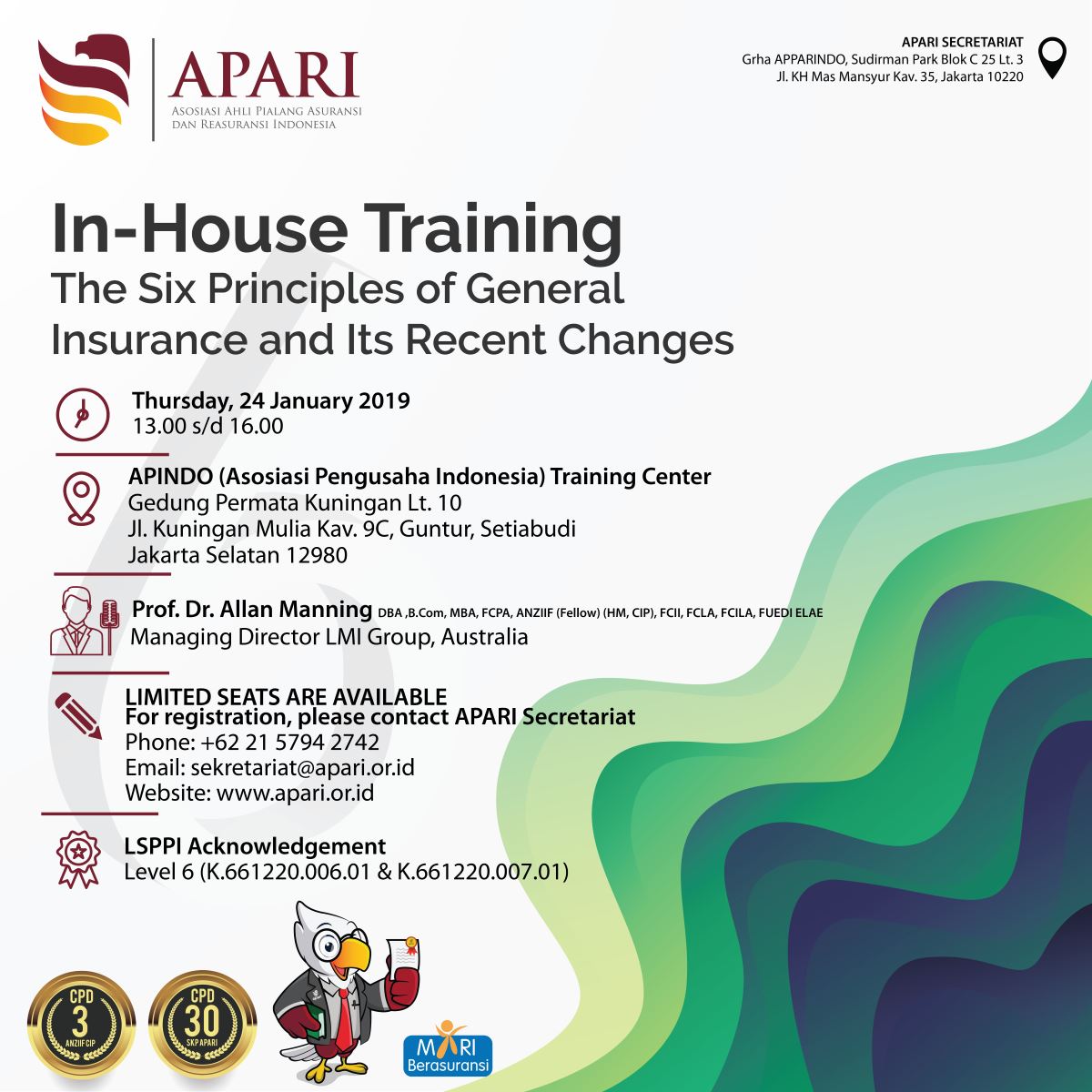 Flyer - In-House Training - The Six Principles for General Insurance and Its Recent Changes