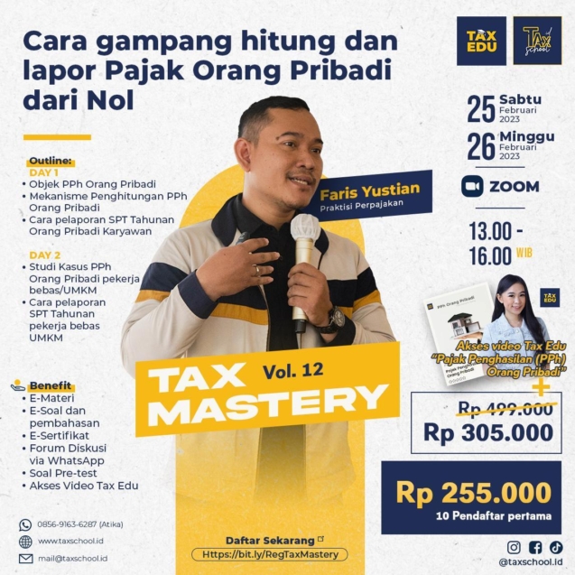 Graphic design for Tax School's social media feeds featuring Tax Mastery Vol. 12 cover and captivating visuals promoting tax expertise and learning opportunities.