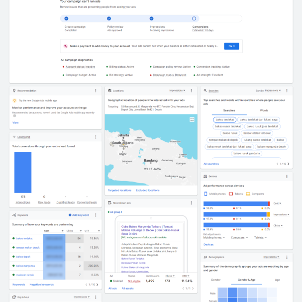 [Digital Marketing] Paid Promotion Google Ads - Bakso Rusuk Merdeka