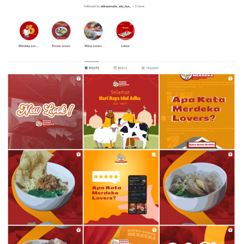 [Social Media] Bakso Rusuk Merdeka - Instagram Account Management